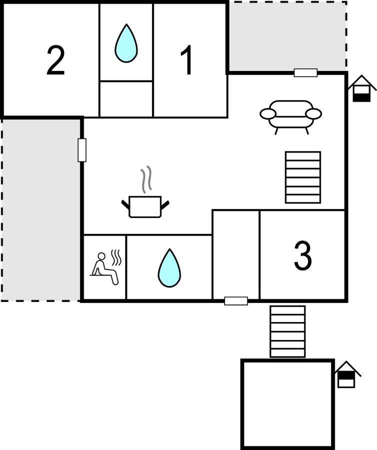 Lovely Home In Lembruch-Duemmer See With Sauna 外观 照片